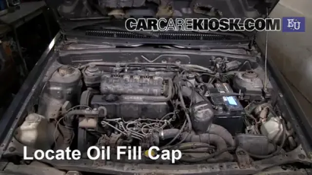 1989 Mazda 323 GLX 1.7L 4 Cyl. Diesel Oil Add Oil